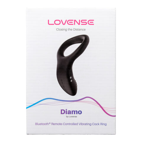 Lovense Diamo Black Cock Ring DISCOUNTS DO NOT APPLY