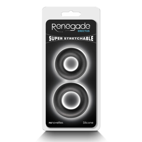 Erectus Cock Rings Black