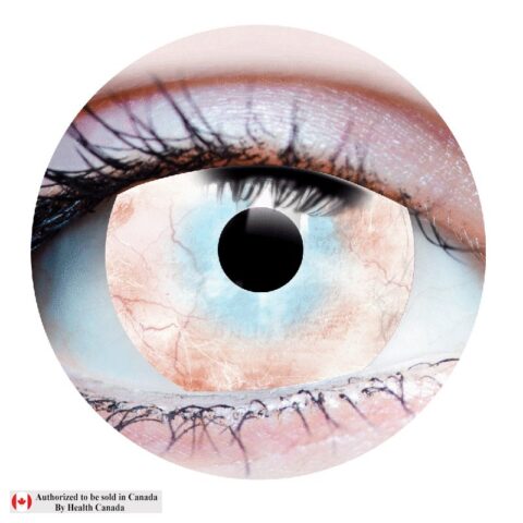 Primal Plague White Mini Sclera Costume Lenses
