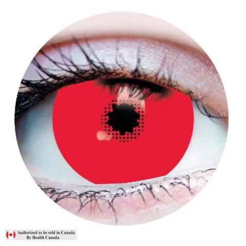 Primal Red Mini Sclera Costume Lenses