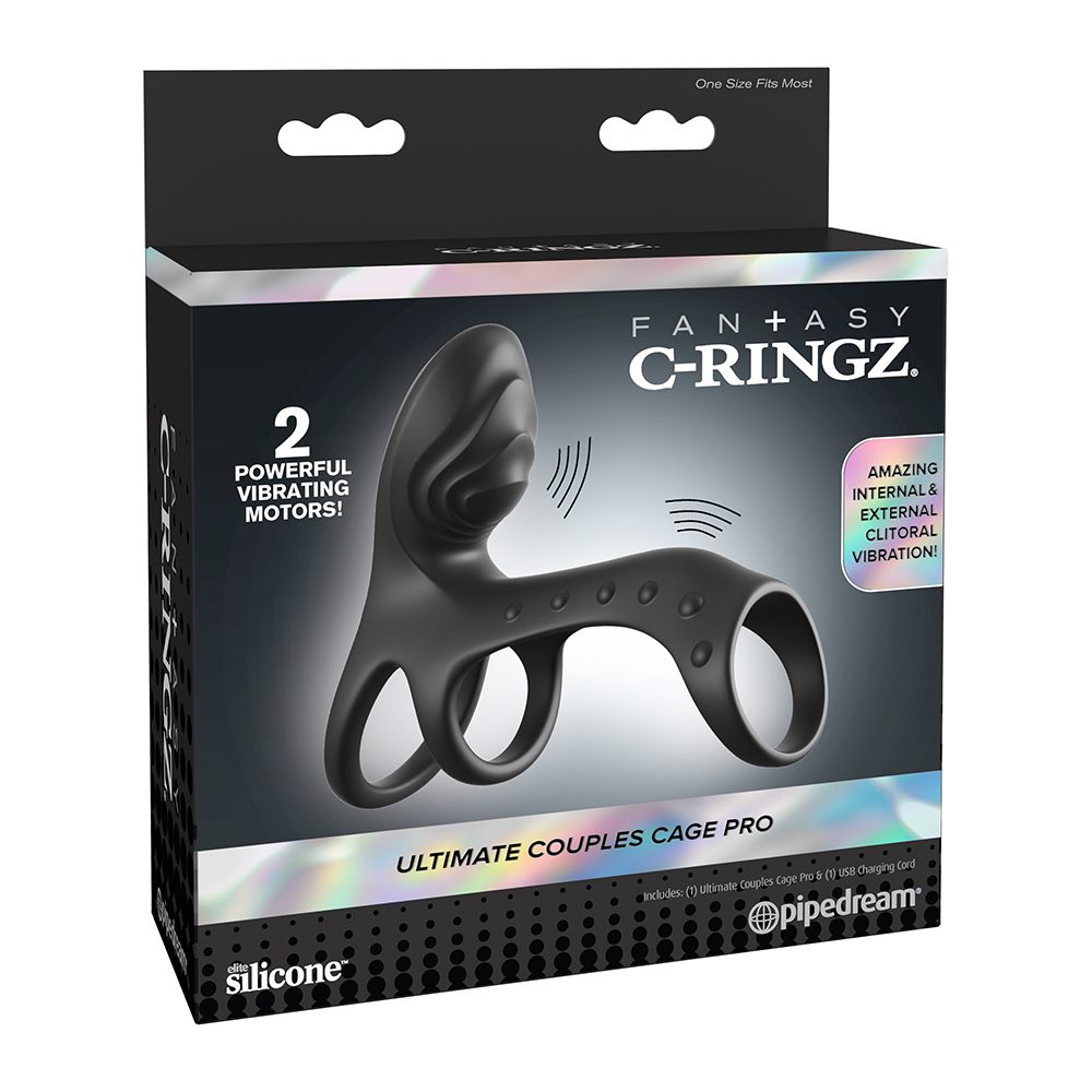 C-Ringz Ultimate Couples Cage Pro Black