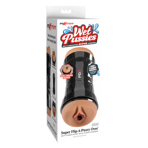 PDX Extreme Super Wet Flip-a-Pussy Brown