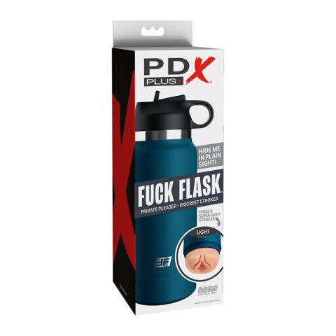 PDX Plus Fuck Flask Private Pleaser Blue Bottle Light
