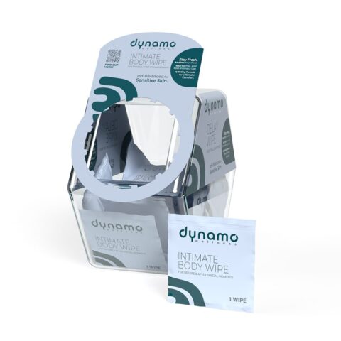 Dynamo Wellness Intimate Body Wipes Bowl of 100