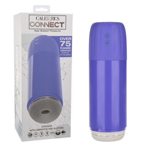 Connected Vibrating Stroker w/Suction