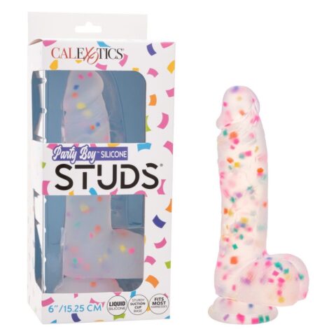 6" Party Boy Silicone Studs
