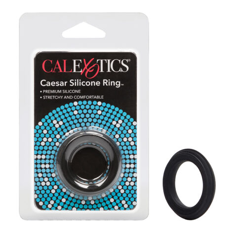 Caesar Silicone Ring Black
