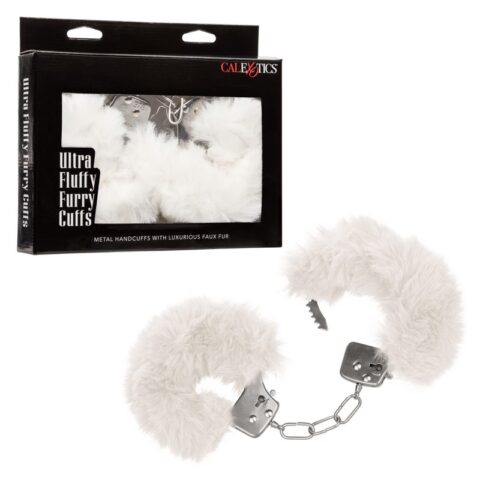 Ultra Fluffy Furry Handcuffs White