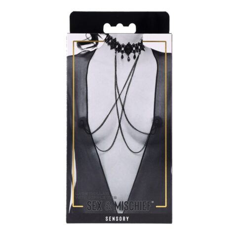 Collar with Nipple Ties