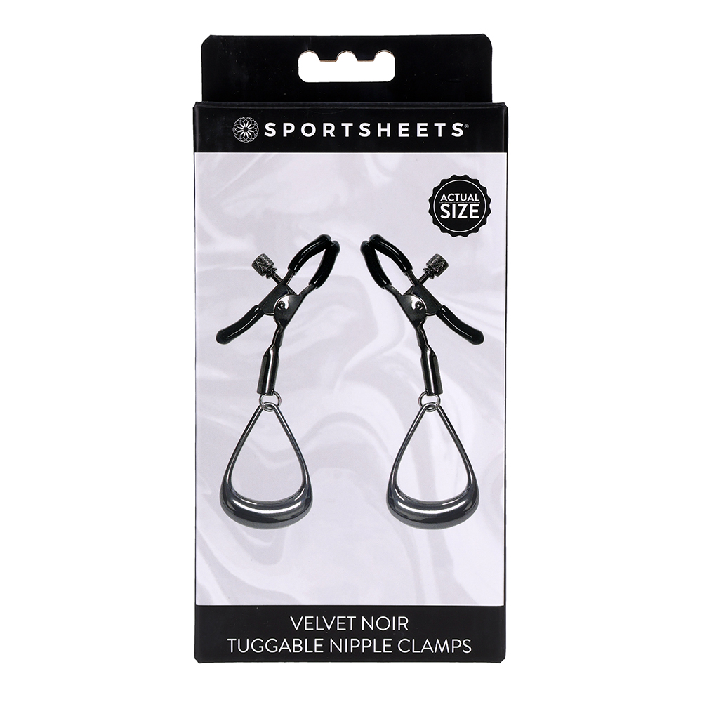 Velvet Noir Tuggable Nipple Clamps