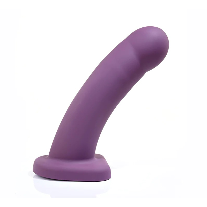 8" Banx Hollow Sheath Dildo Plum