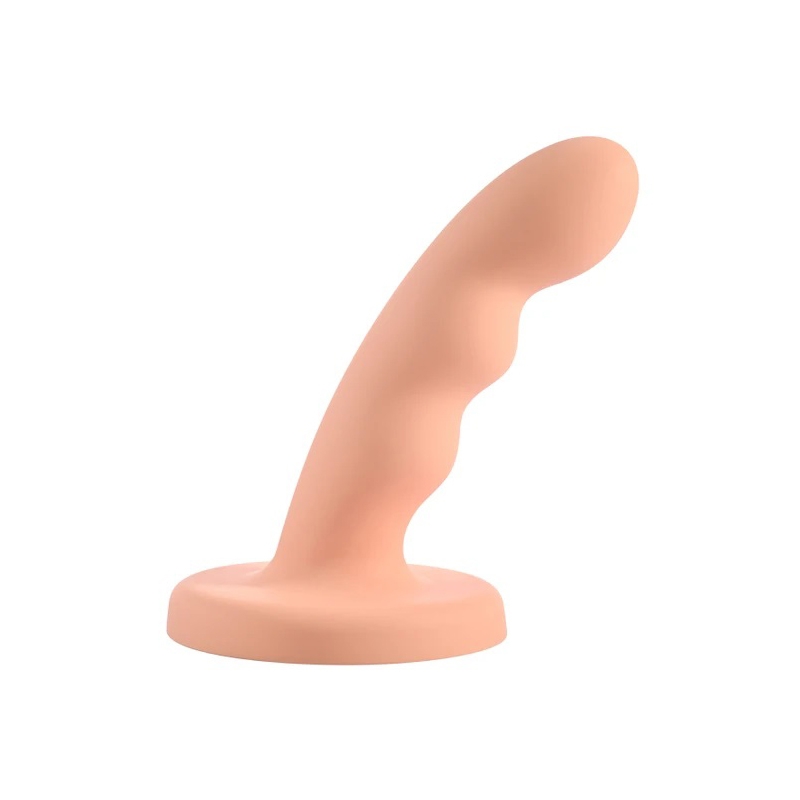 Ren 6” Silicone Dildo Peach