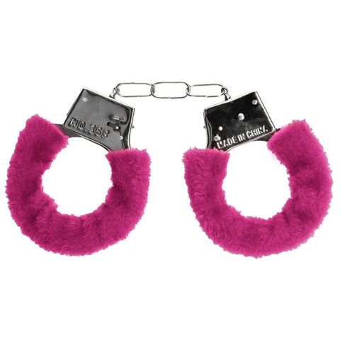 Beginners Handcuffs Furry Pink
