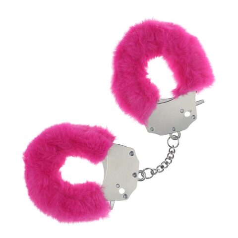 Heavy-Duty Fluffy Cuffs Pink