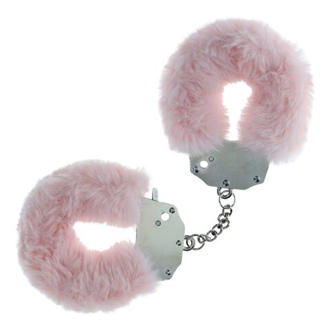 Heavy-Duty Fluffy Cuffs Powder Pink