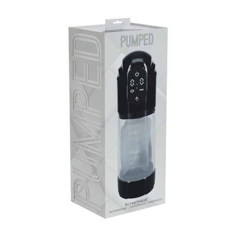 Pumped Techno Thrust Masturbator Black