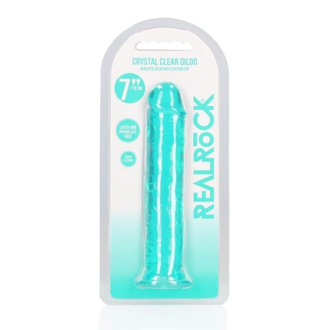 7" Dildo Straight Turquoise