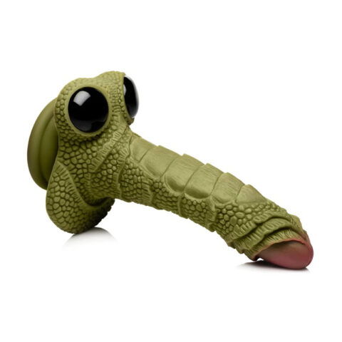 Creature Cock Swamp Monster Green Scaly Dildo DISCOUNTS DO NOT APPLY