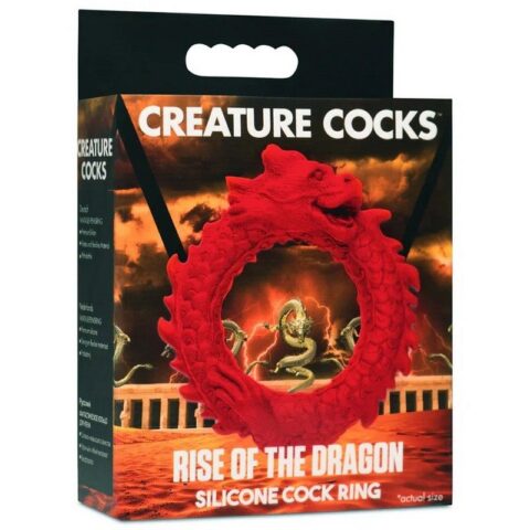 Creature Cock Rise of the Dragon Silicone Cock Ring DISCOUNTS DO NOT APPLY