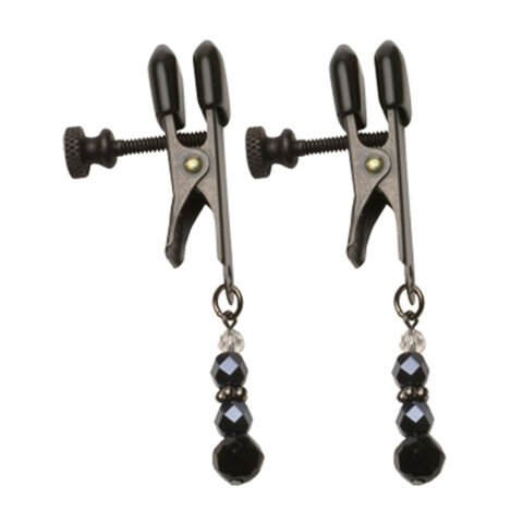 Adjustable Broad Tip Black Beaded Clamps SPF-114