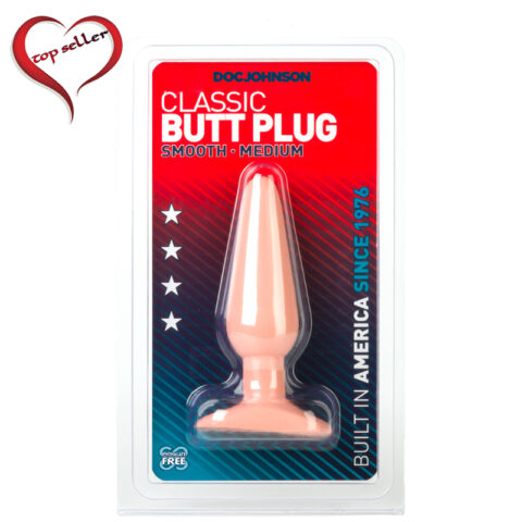 D0244-02 CD Butt Plug Medium White