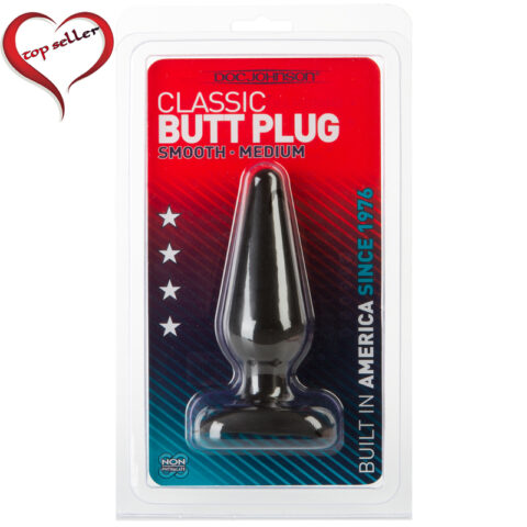 D0244-05 CD Butt Plug Medium Black
