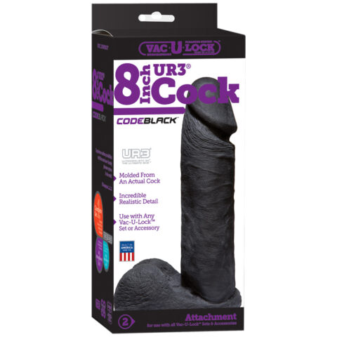 CodeBlack Vac-U-Lock 8" UR3 Cock