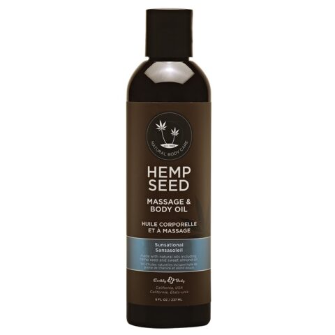 8 oz. Hemp Seed Massage Oil Sunsational
