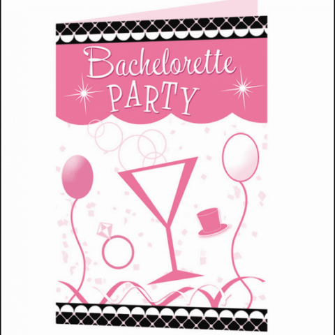 Bachelorette Party Invitation10 Pack