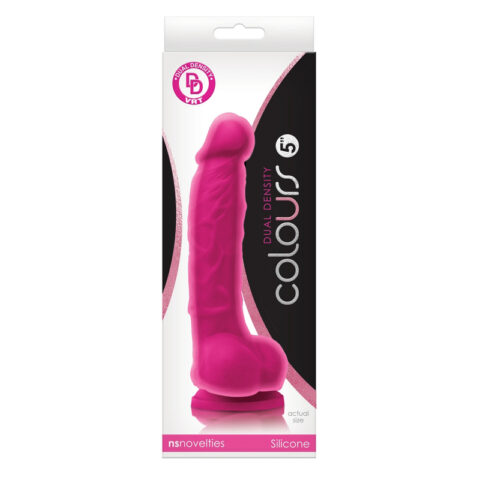 Colours Dual Density 5 Dildo Pink