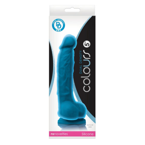 Colours Dual Density 5 Dildo Blue