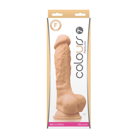 Colours Pleasures 7 Dildo White