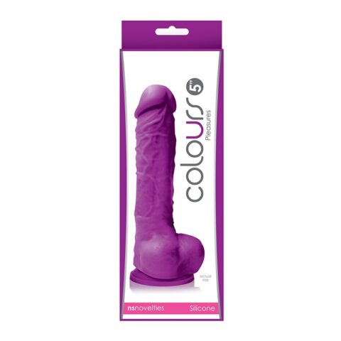 Colours Pleasures 5" Dildo Purple