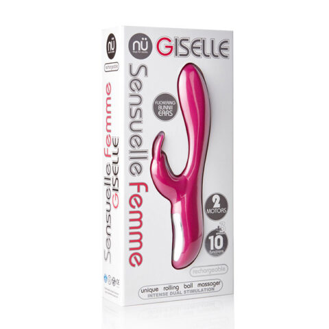 Giselle Rabbit Vibrator Magenta DISCOUNTS DO NOT APPLY