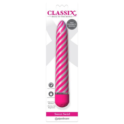 Sweet Swirl Vibrator Pink