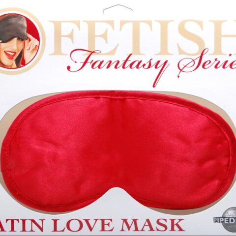 Fetish Fantasy Satin Love Mask Red