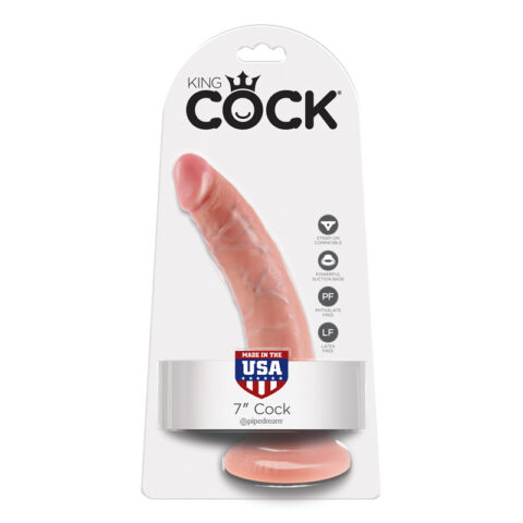 King Cock 7" Cock Biege