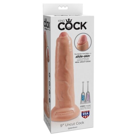 King Cock 9 Uncut Beige