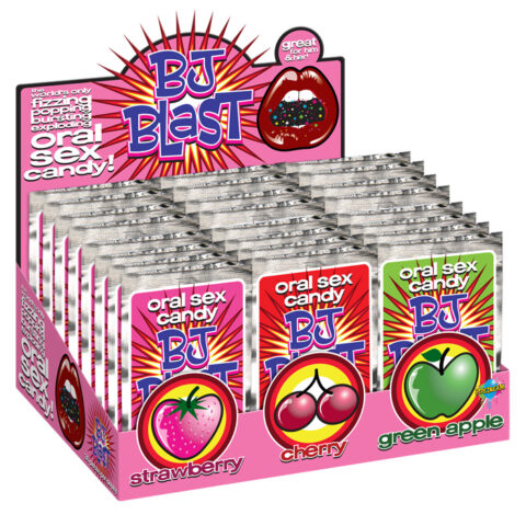 BJ Blast Oral Sex CandyCounter Display of 36