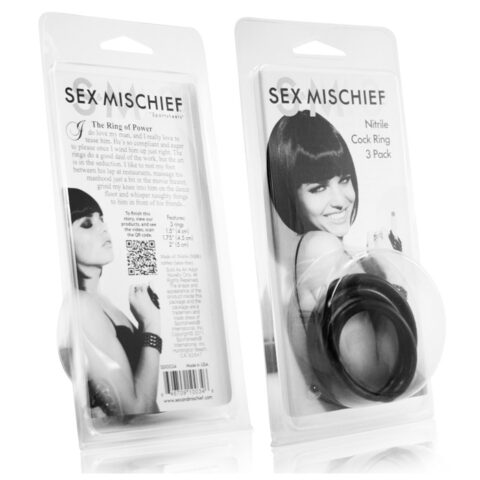 Nitrile Cock Ring 3 Pack