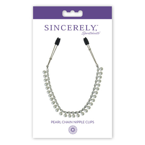 Pearl Chain Nipple Clips